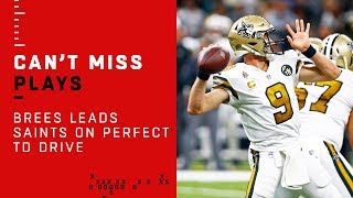 Drew Brees Leads Perfect TD Drive vs. Philly