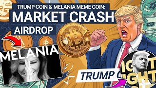 Trump Coin \u0026 Melania Meme Coin: Market Crash After Launch – Shocking Crypto Currency 💵 Zoo code