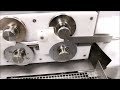 loynds small scale mini production line. batch roller rope sizer cushion machine.