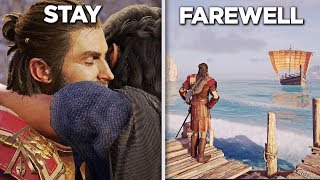 Stay vs Farewell (ALL ENDINGS) Episode 2 - Assassin's Creed Odyssey