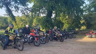 Part 2 of our Cemetery ride-out and ammo boxes fitted to my RE Scram 411