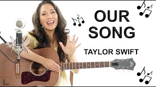 Our Song - Taylor Swift Guitar Tutorial with EASY Chords  and Mini Play Along