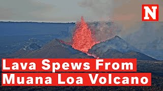 Timelapse Shows Mauna Loa's Violent Eruption As Lava Spews From Volcano