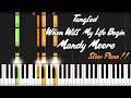 Tangled - When Will My Life Begin - Mandy Moore - Piano Tutorial