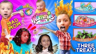 Mike's Head is HOT!! Cooking Wrong, Mom No Like It! FUNnel Vision Gummy Vlog