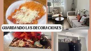 GUARDANDO MIS DECORACIONES Y HACIENDO ENCHILADAS