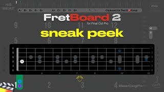 🎸 FretBoard 2 plugin for Final Cut Pro X  - Sneak Peek!
