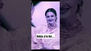 Rekha Ji in Her #rekhaamitabh  #bollywood #fashion #beautiful