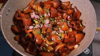 Công thức Da Heo Kho Tiêu ăn 1 lần nhớ cả đời | Pork Skin Braise Pepper