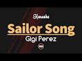 Gigi Perez - Sailor Song (Karaoke with Lyrics)