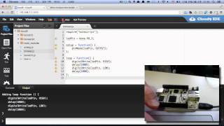 Turn BeagleBone LED On using BoneScript