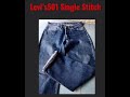 vintage levi’s501 single made in usa