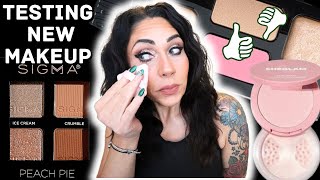 TESTING NEW MAKEUP - UGH- I DON'T LIKE IT!! - SIGMA - THRIVE COSMETICS - SHEGLAM - IL MAKIEGE \u0026 MORE