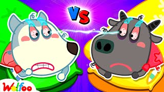 Last to Sleep Challenge at Sleepover Party with Wolfoo   Funny Stories for Kids 🤩Wolfoo Kids Cartoon