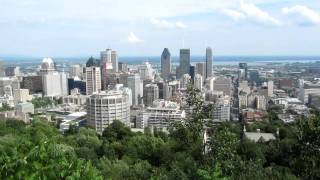 Panoramic View of Montréal from the Top of Mont Royal