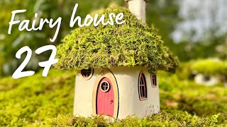 DIY Fairy House from Glass Vase with Working Chimney