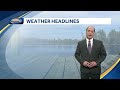 Video: Cooler air with scattered showers