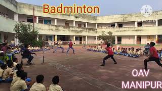 INTER HOUSE BADMINTON || U-18 || OAV MANIPUR || SENIOR #sports #badminton #oavmanipur