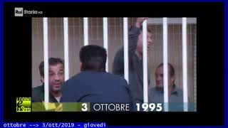 §.141/** ITALIA ** 03 OTTobre 1995 ** processo banda della Magliana - RAI STORIA Accadde oggi