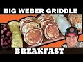 huge breakfast on a gas grill what big weber griddle insert breakfast