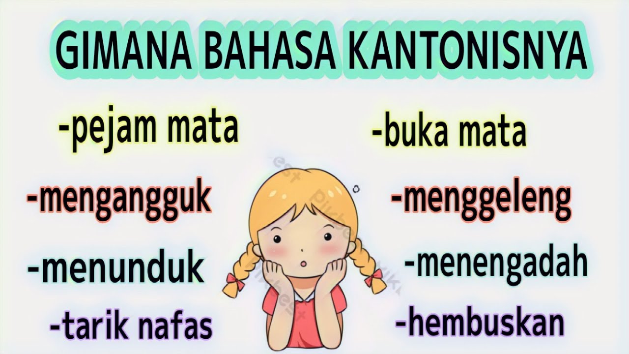 Video 224# Belajar Bahasa Kantonis //Percakapan Bahasa Kantonis Sehari ...