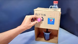 How To Make Pepsi Soda Fountain Machine from Cardboard at home