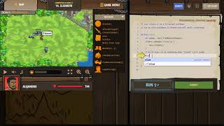 Code Combat - Level 14 Elseweyr JavaScript - Computer Science 2 with Solution