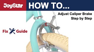 JOYSTAR Kids Bike Fix - How to Adjust Front Caliper Brake