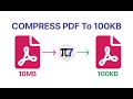 Compress PDF to 100kb Online | Pi7 PDF Tool