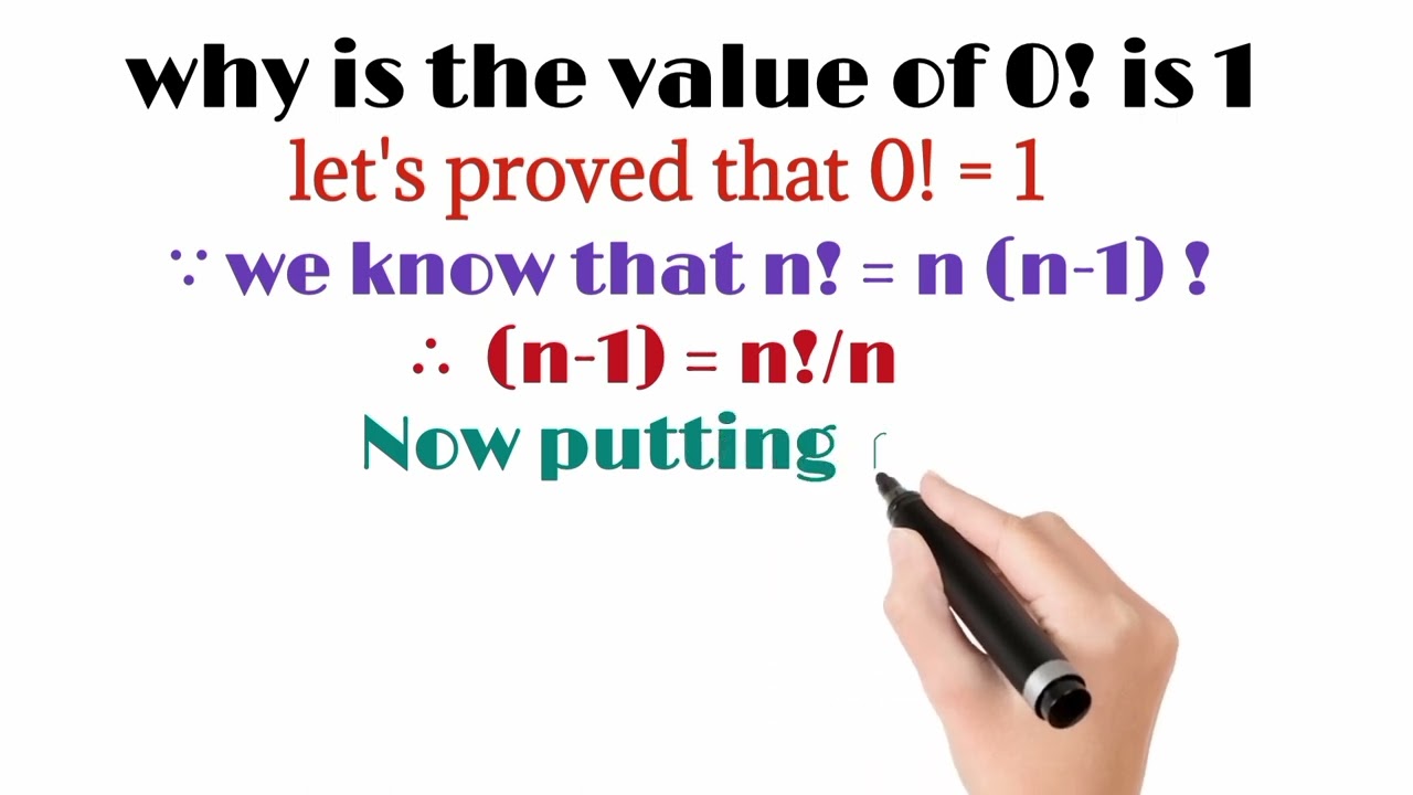 💯😱0!=1 Proof 😱💯~How To Prove Zero Factorial Is Equal To One~Zero ...