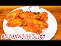 Homemade Chipotle BBQ Sauce Chicken Wings