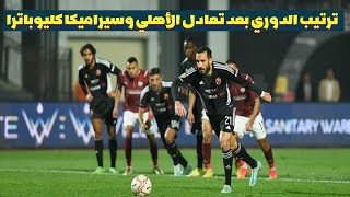 ترتيب الدوري المصري بعد تعادل الاهلي مع سيراميكا كليوباترا