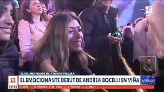 El emocionante debut de Andrea Bocelli en Viña 2024