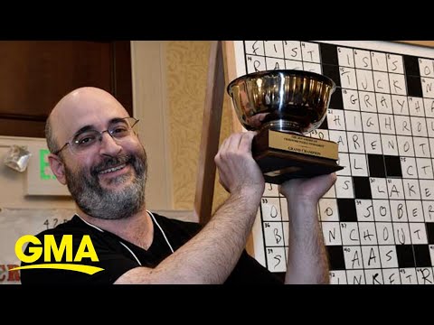 Crossword champion gives tips for solving puzzles