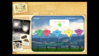 Kite quiz application in Flash ActionScript 3.0