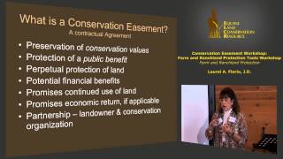 What is a Conservation Easement and How Can It Help Land Owners (excerpt) [runtime 4:13]