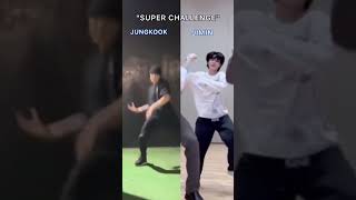 jungkook and jimin super challenge by seventeen#seventeen #superchallenge #minkook