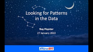 Looking for Patterns in the Data, part 1 of 3