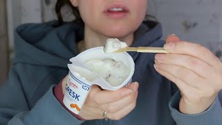 ASMR Eating Sounds Greek |  Yoghurt With Honey \u0026 Nuts | Mukbang 먹방