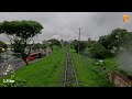 rainy cab ride curitiba morretes serra verde express brazil train driver s view in 4k