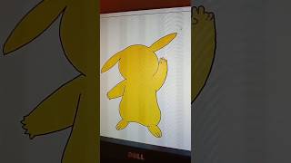 how to draw Pikachu using python #python #shorts #pikachu #youtubeshorts
