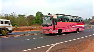 Vishal Travels \u0026 M.d.Travels At Nadgive Ghat | Kokan luxury buses | Nh-66