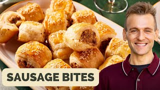 Puff Pastry Sausage Bites | A perfect appetizer recipe!