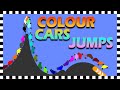 Colour Cars Jumps Race