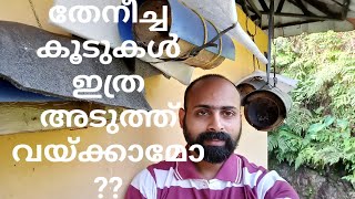 ചെറുതേനീച്ച കോളനികൾ തമ്മിൽ എത്ര അകലം വേണം,  Which distance between one stinglessbee hive to another