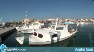 Aegina town in Aegina island