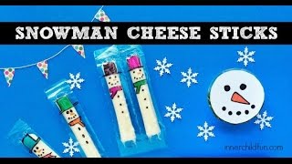 Snowman Cheese Sticks