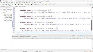 JA11: implement Java Void Method
