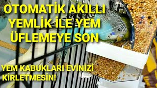 YEM DERDİNE SON! AKILLI YEMLİK KURULUMU VE KULLANIM MUHABBET KUŞU VE PAPAĞAN BAKIMI ARTIK ÇOK KOLAY.