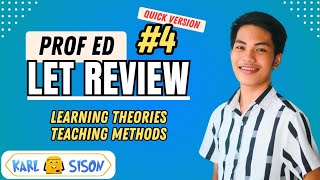PROF ED LET REVIEW #4: Learning Theories & Teaching Methods | Educ Hacks